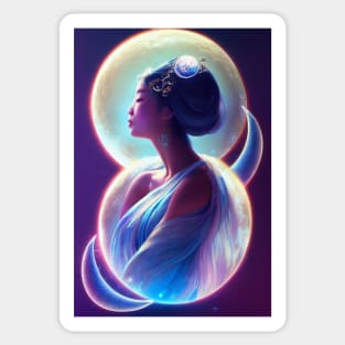 Moon Goddess Sticker